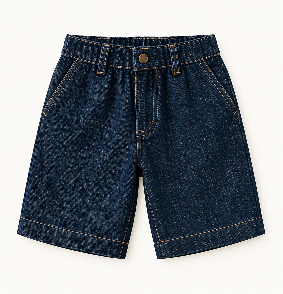 Louder Indigo Denim Bermuda pants