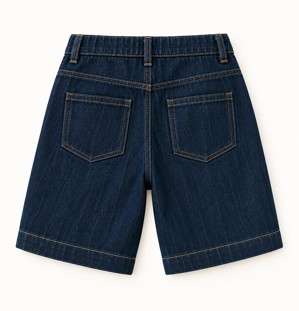 Louder Indigo Denim Bermuda pants