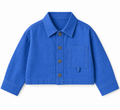 Louder Electric blue cropped jacket