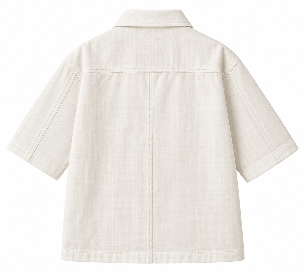 Louder Off-white linen shirt