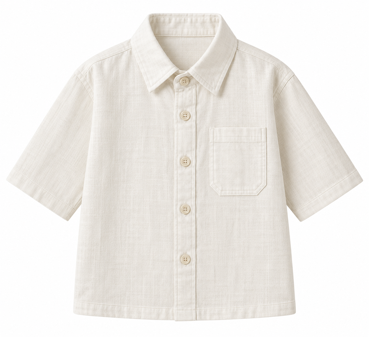 Louder Off-white linen shirt